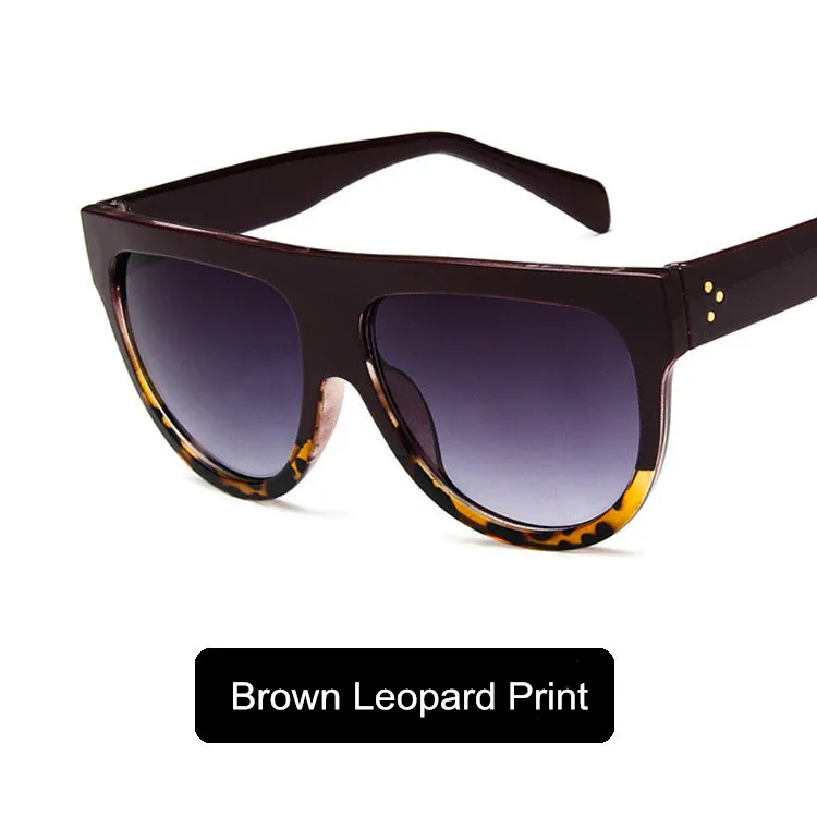wine leopard print Zonnebril Dames солнцезащитные очки тенты для женщин и мужчин винтажные Ретро солнцезащитные очки Брендовые дизайнерские Hombre Oculos De Sol Feminino G10 - Цвет линз: wine leopard print