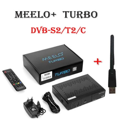 MEELO TURBO такой же как MEELO+ ONE PRO 1080P DVB-S2 спутниковый ресивер H.265/HEVC/AVC Linux телеприставка поддержка YouTube cam Enigma2