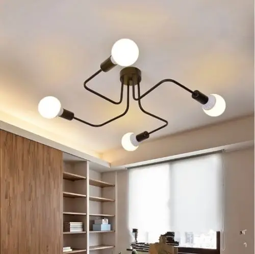 Vintage Industrial Ceiling Lighting Steampunk Lamp Fixture AC110-240V E27 | Лампы и освещение