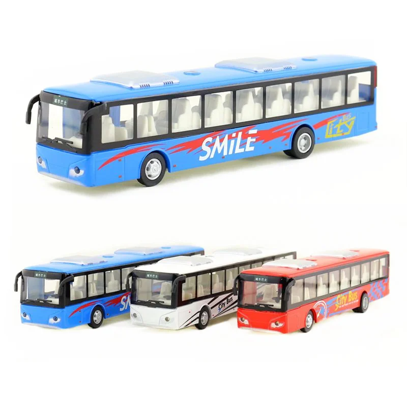 

Diecast Metal Toy/G5 City Sightseeing Touring Bus/Sound & Light/Pull back Educational/For children's gift or collection