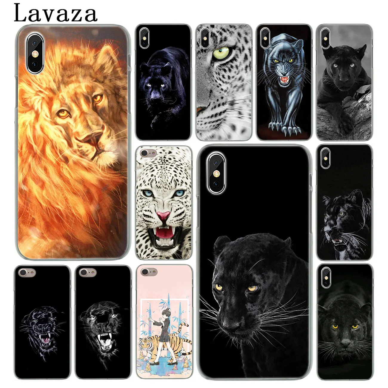 Lavaza милый лев леопард Гепард пантера жесткий чехол для телефона iPhone XR X XS 11 Pro Max 10 7