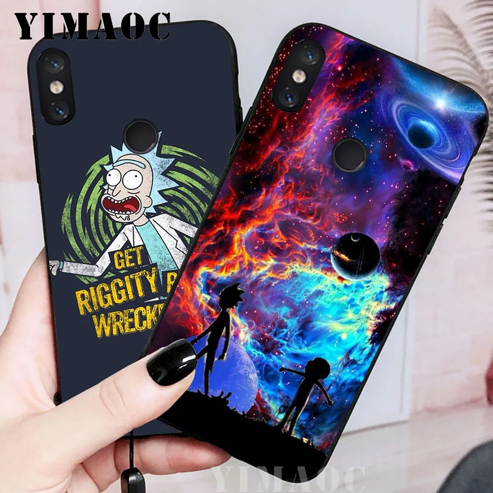 YIMAOC Cartoon Rick And Morty Soft Case for Xiaomi Mi5 Mi5S Mi6 Mi9 Mi8 Lite SE A1 A2 Pocophone F1 MAX 3 |