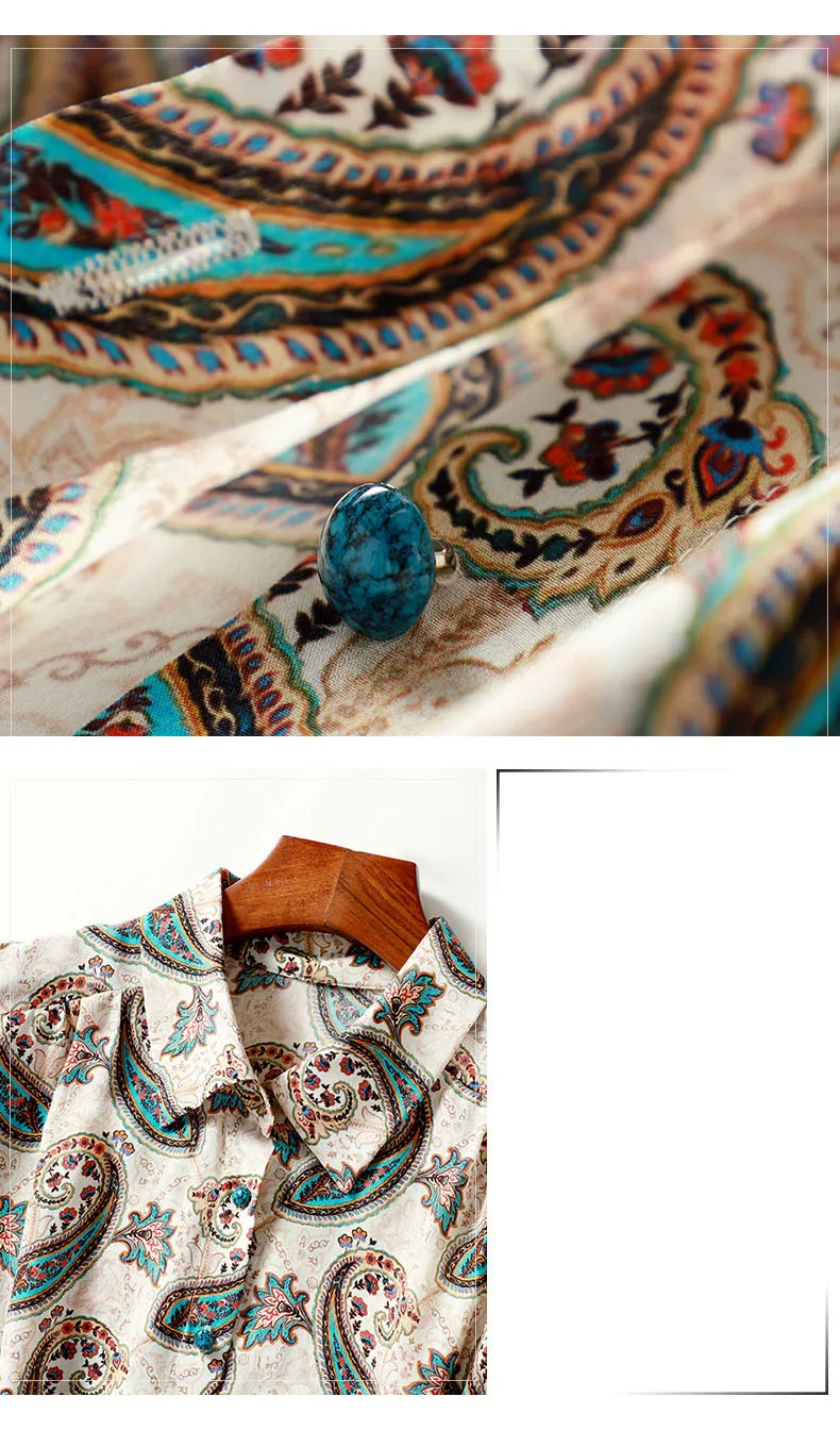 Schinteon, натуральный шелк, женская блузка, отложной воротник, расклешенный рукав, тонкая рубашка, топ, Новое поступление