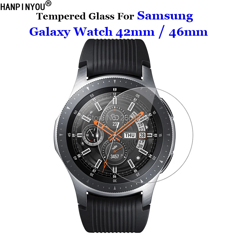 

Закаленное стекло 9H 2.5D для Samsung Galaxy Watch 42 мм, защитная пленка премиум класса для смарт-часов Samsung Galaxy Watch 46 мм