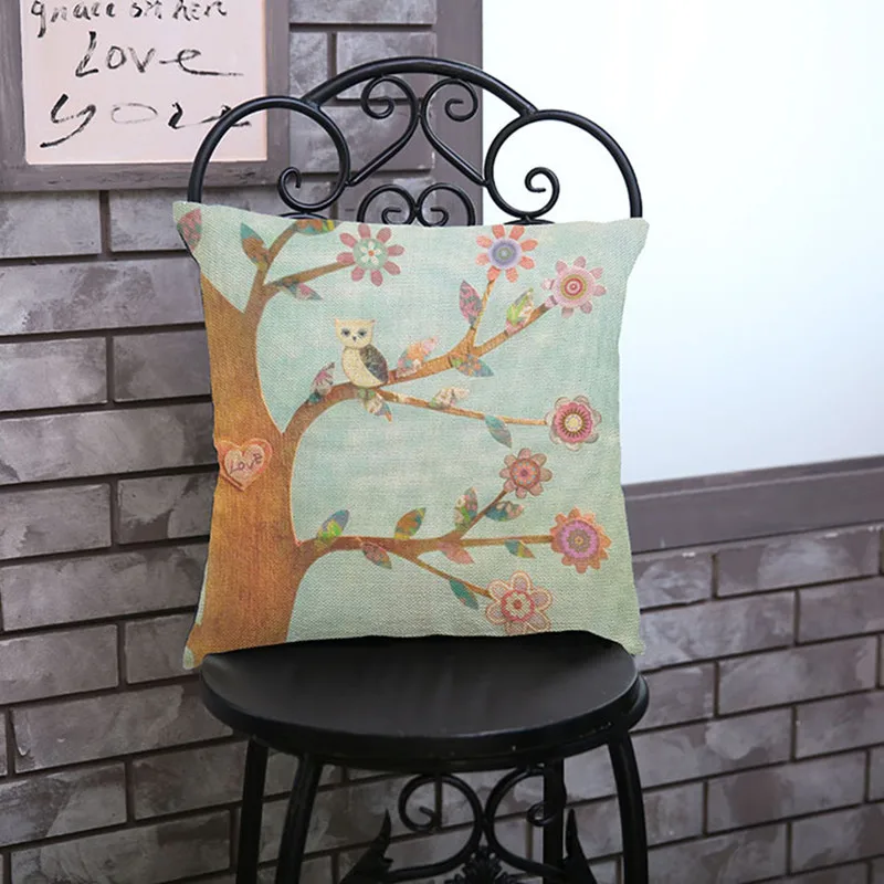 Life Tree цветные декоративные подушки украшения для дома автомобиля дивана