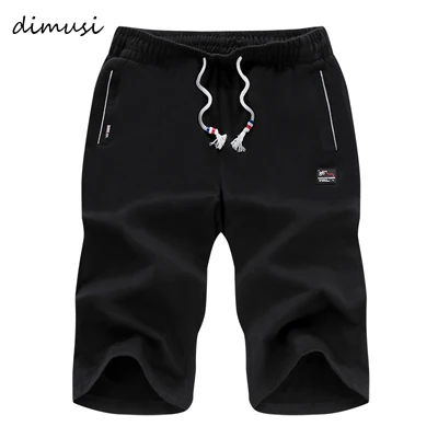 Black DIMUSI, новинка, мужские шорты, летние, мужские, s, хлопок, пляжные шорты, повседневные, мужские, дышащие, BoardShorts homme, брендовая одежда, 6XL, TA048 - Цвет: Black