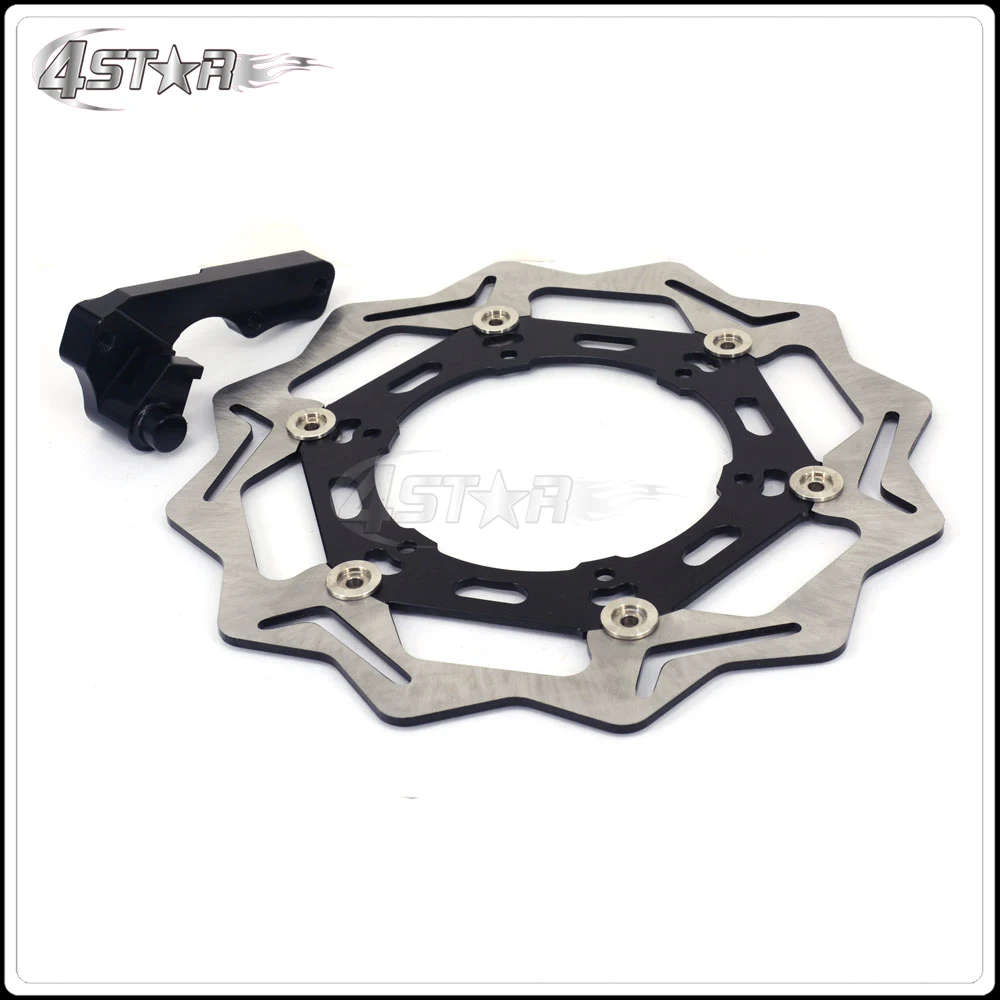 Алюминиевый черный фланцевый тормозной диск ротор 270 мм + передний кронштейн для