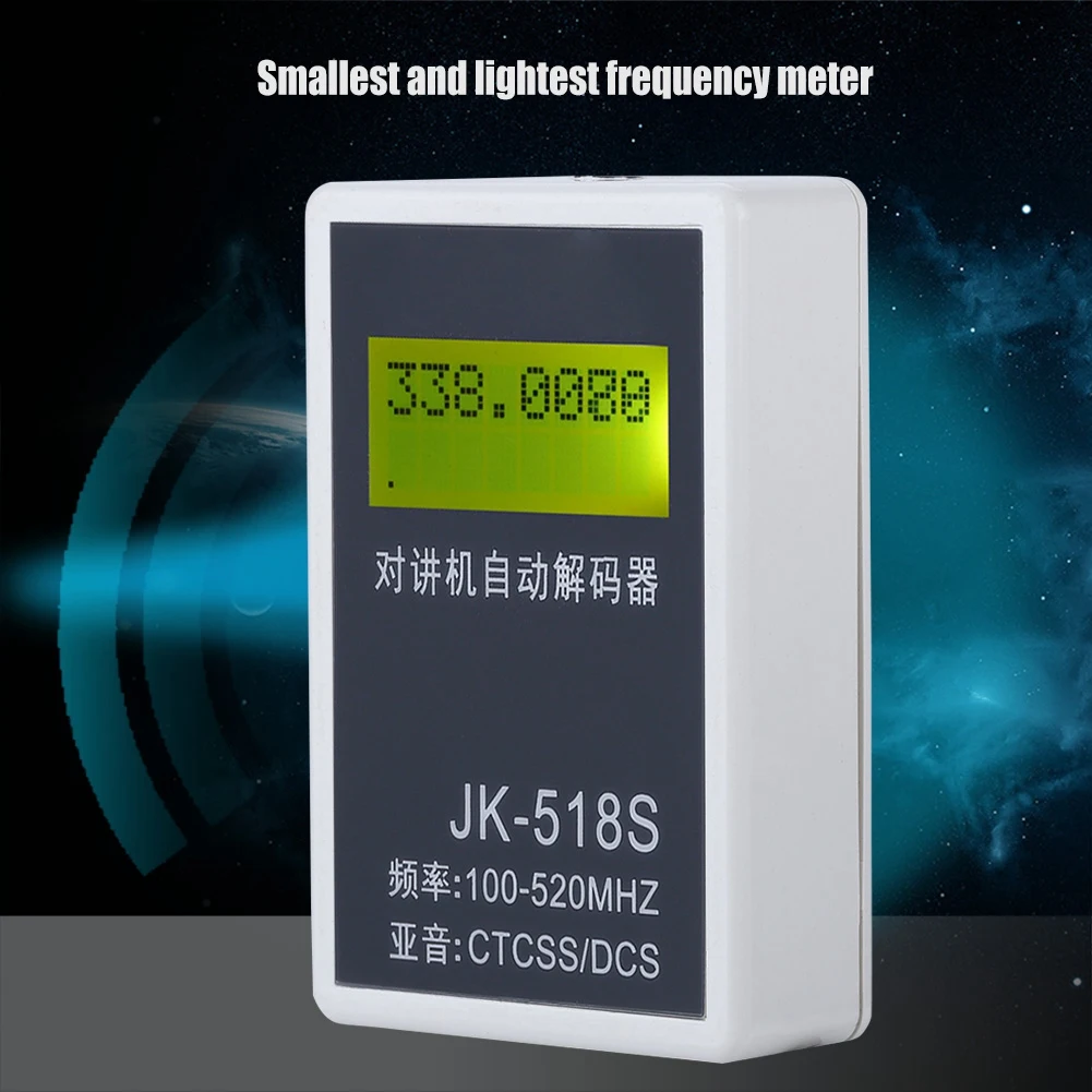 Декодер CTCSS/DCS ЖК дисплей счетчик частоты декодеры с вилкой и кабелем для передачи