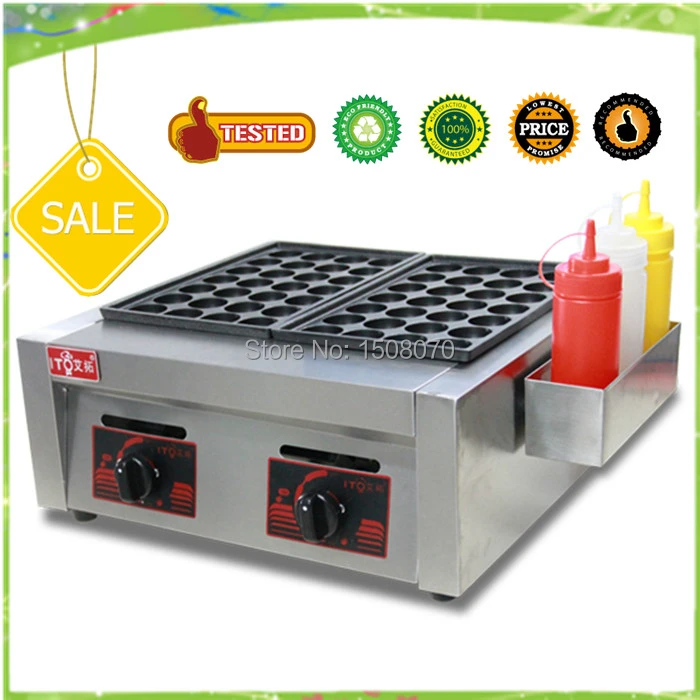 

Бесплатная доставка, коммерческий Электрический гриль taikoyaki, 2 тарелки, газовая плитка