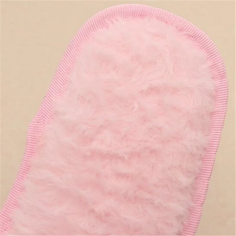 Женские сланцы FeiYiTu зимняя обувь на плоской подошве с мехом слипоны
