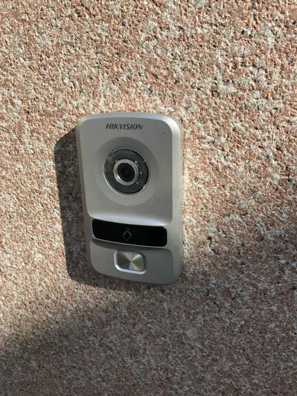 Hik HD многоязычный DS-KV8102-IP, ip-интерком, IP дверной звонок водостойкий, RFID карта, IP внутренняя Проводная связь