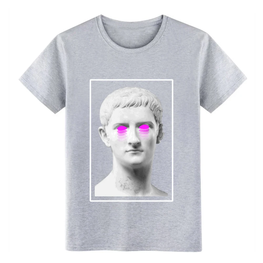 Мужская Эстетическая греческая бюст | Vaporwave футболка трикотажная 100% хлопок плюс