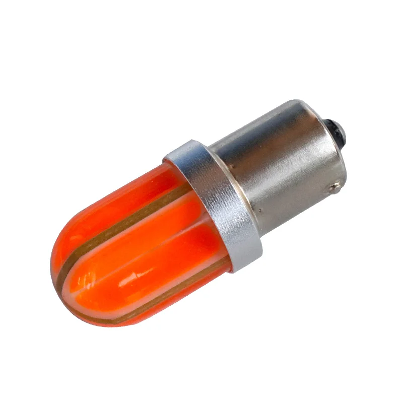 2шт S25 1156 BA15S 1157 BAY15D COB 48 SMD чипы силиконовая оболочка светодиодная лампочка в