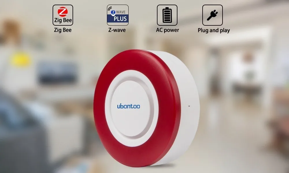Zigbee импульсивный осветитель сирена ЕС 2,4 МГц 95DB большие Звуки для сигнализации дома системы