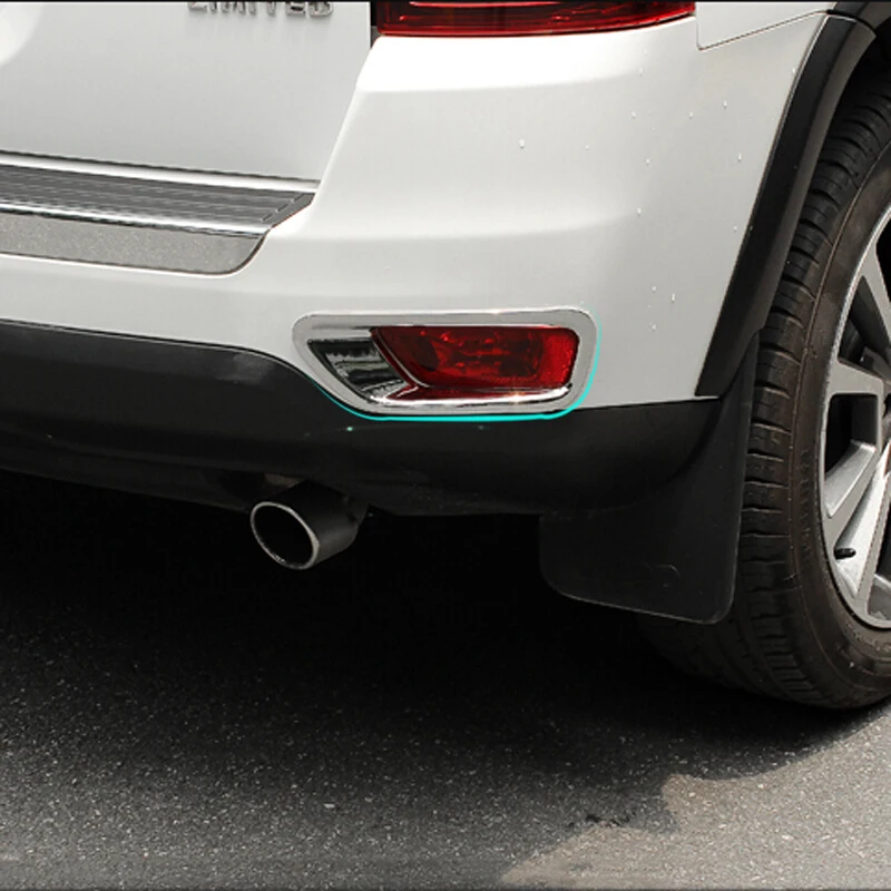 ABS хром для Jeep Compass 2011 2012 2013 2014 задняя противотуманная фара Крышка накладки