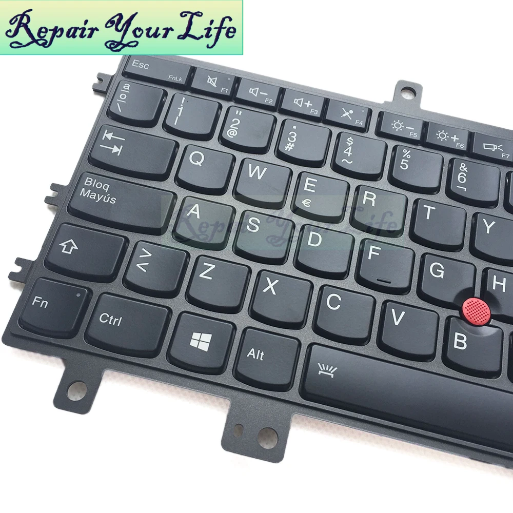 Клавиатура испанская для ноутбука Lenovo Thinkpad Helix 2 20CH 20GH Gen SP раскладка оригинальная