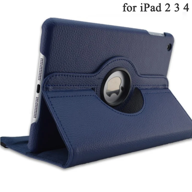 dark blue Вращающийся на 360 градусов чехол для huawei MediaPad T3 10 Подставка для планшета Тонкий чехол s T3 9,6 дюймов Honor Play Pad 2 Чехол AGS-L09 AGS-L03 W09 - Цвет: dark blue