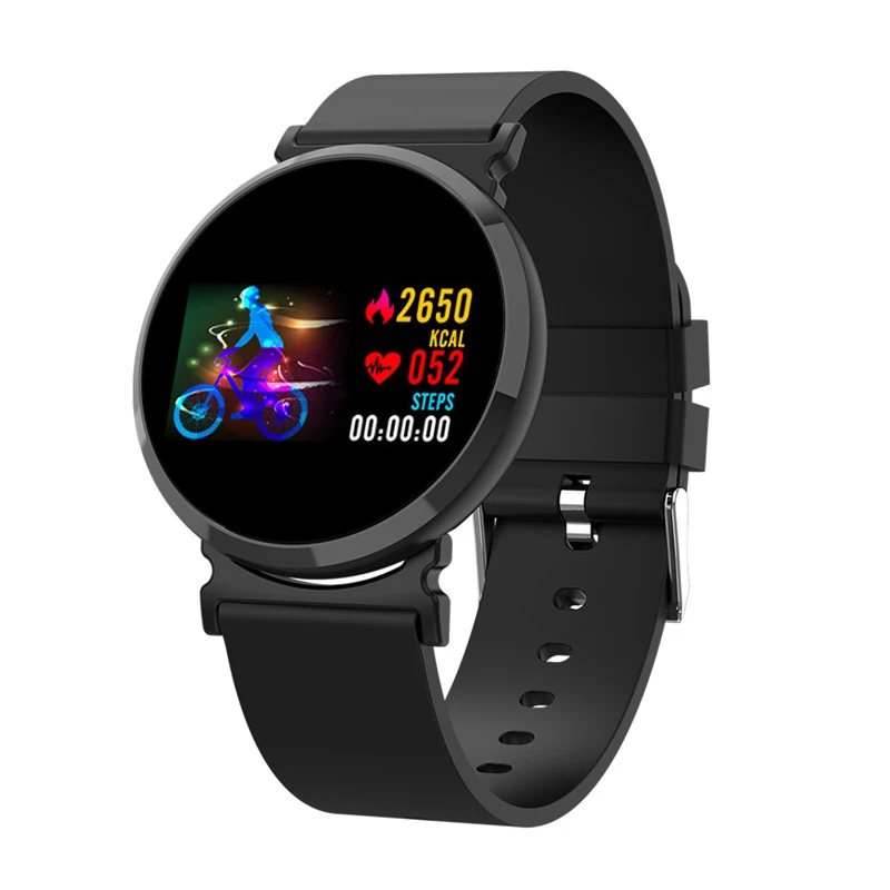 black Умные часы мужские Bluetooth Relogio цифровые Clook умные часы Feminino женские наручные часы для Apple Android reloj inteligente mujer - Цвет: black