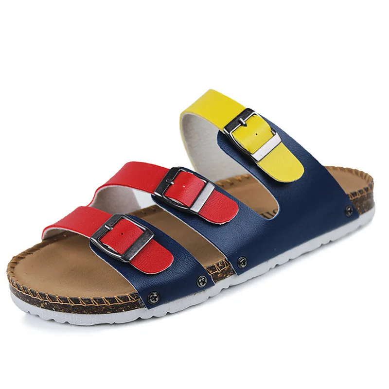 2015 Sandals Women Flats Flip Flops Cork Slippers Men Sandal Shoes Woman Zapatos Mujer Plus Size: 6-11 # YNS37 | Женская одежда