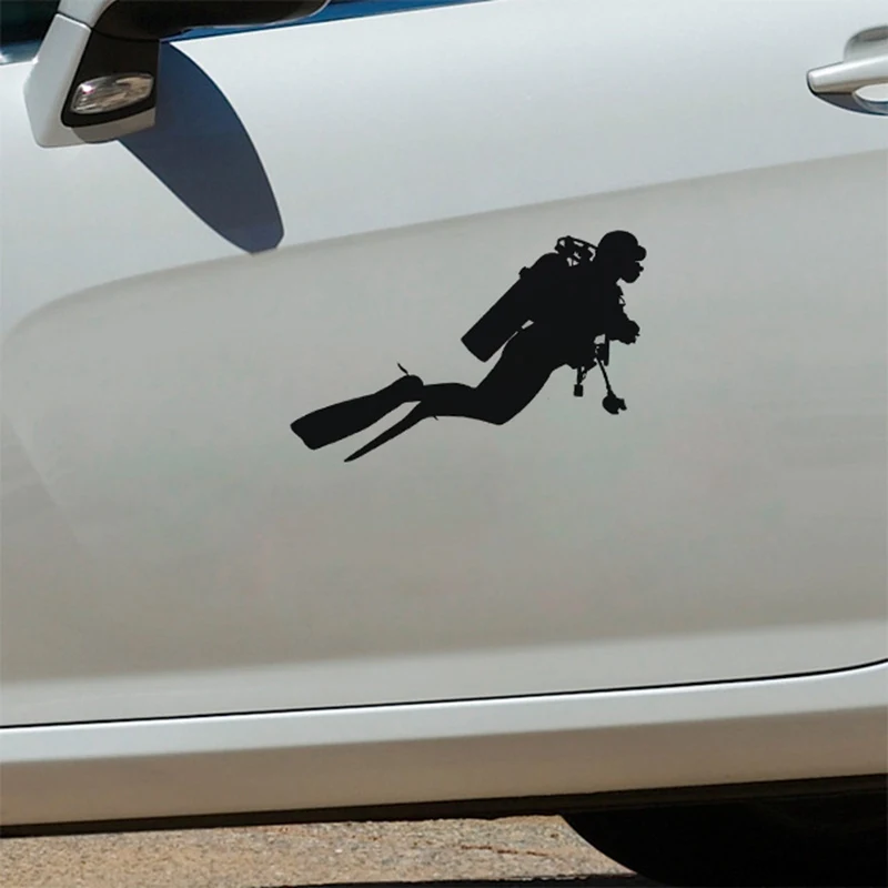 Окно Дайвинг виниловые наклейки черного цвета модные аксессуары бампера для