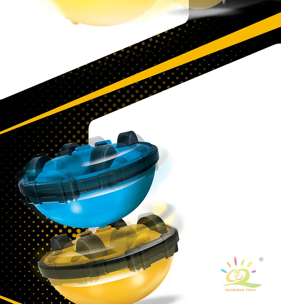 Забавный танцующий робот спиннинг топ с пусковыми установками Спиннер тянет обратно развивающие игрушечные машинки д