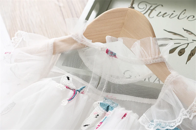 Summer Kids Dresses For Girl Designed Unicorn Dress Party Fairy Princess Costume Tutu Baby Clothes Girls 2 3 4 5 6T | Детская одежда и