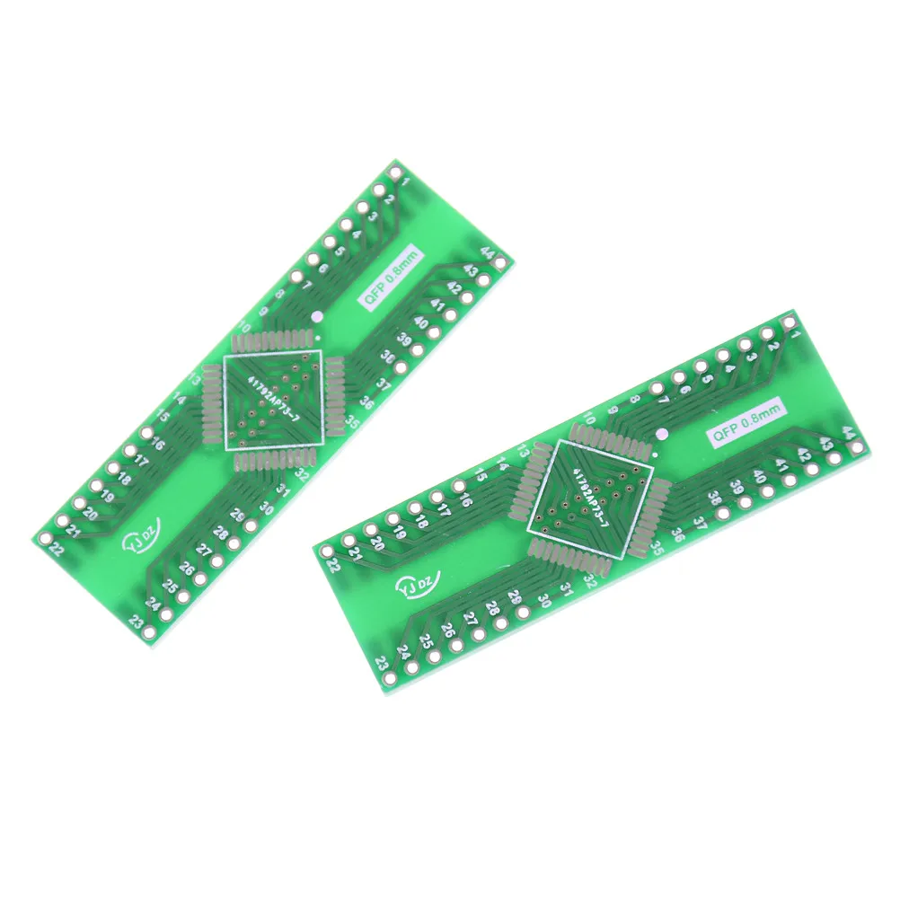 5 шт. QFP 44 Pin Шаг 0,8 мм до DIP 44 2,54 мм адаптер печатной платы конвертер 55,88x17,78x1,6 мм