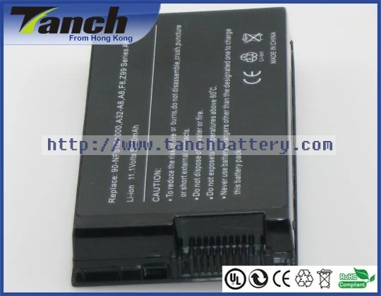 Аккумуляторы для ноутбуков ASUS A8A A8000 A8 X83V F80S A32 F80A A8E F8P F8Sv X80Z N81Vp F8Sn A8M N80Vn 11 1 V 6 cell|battery