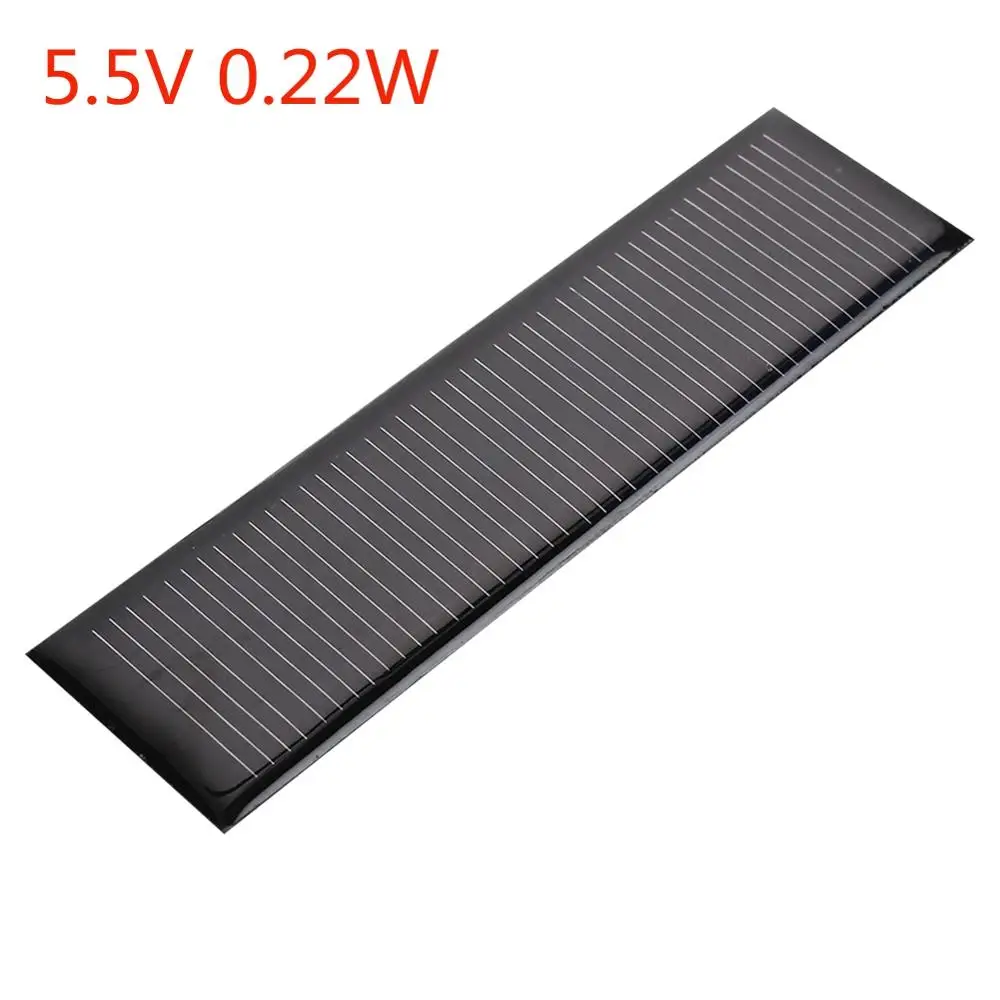 5.5V 0.22W Polysilicon Solar Cell Panel Fast Charger Light Diy Toy Durable DIY | Электроника