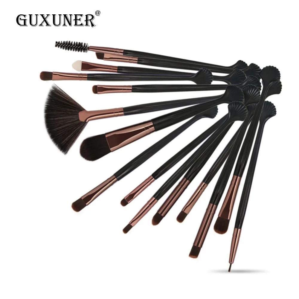 GUXUNER 6/10/15 шт. основа набор кистей для макияжа Мощность тени бровей губ корректор