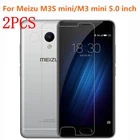 2 шт. закаленное стекло для Meizu M3S mini защита для экрана Защитная пленка для M3 mini 5,0 дюймов стекло
