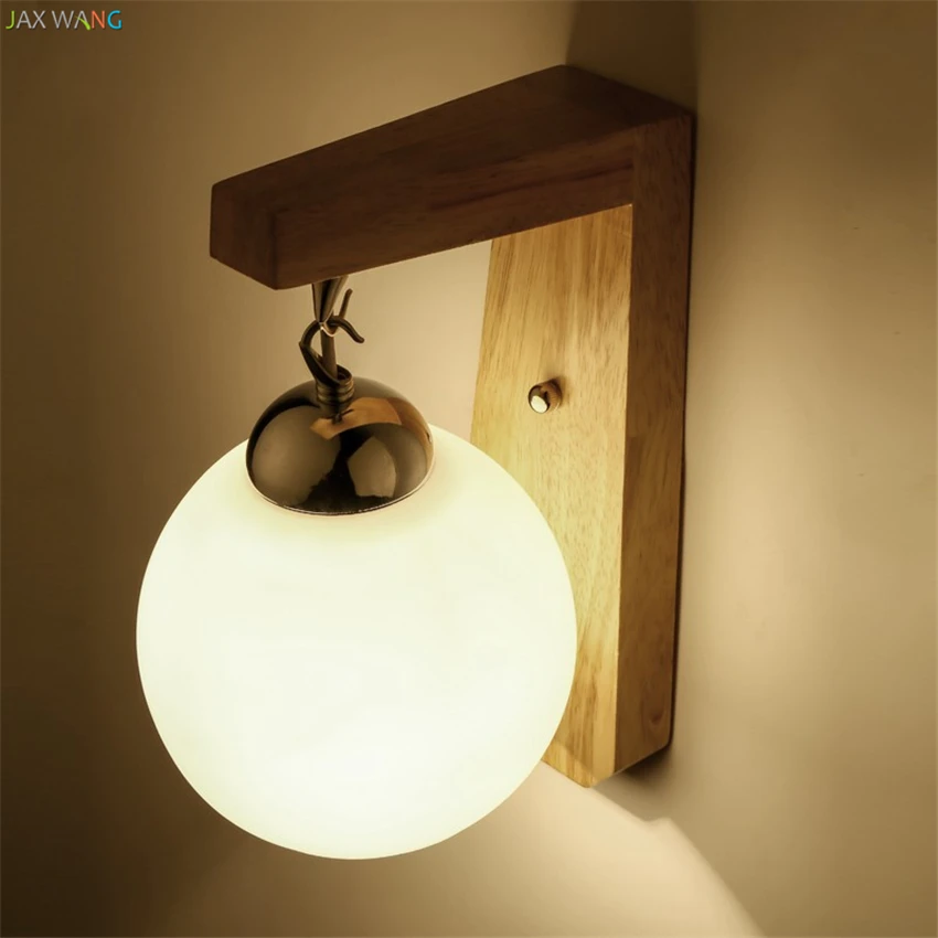 Jax деревянный современный прозрачный Стекло абажур Книги по искусству свет стены