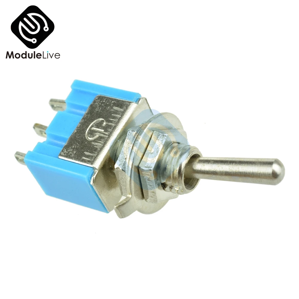 5 шт. DIY Mini 6A SPDT 3A 250V AC 125V MTS 102 3 Pin 2 позиционный вкл ВКЛ модуль выключателя Practic P DIP