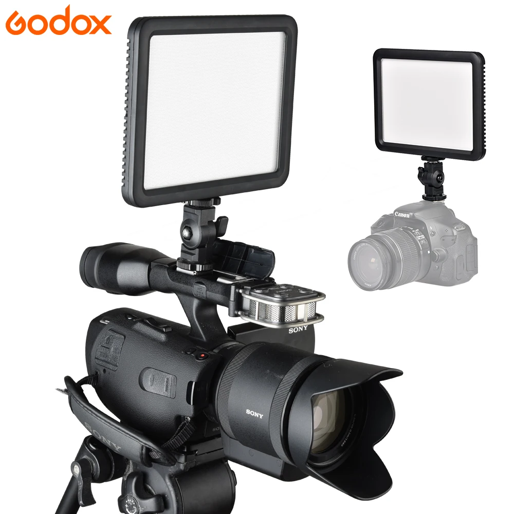 Godox ультра тонкий LEDP120C 3300K ~ 5600K студийный Видео непрерывный свет лампа для камеры