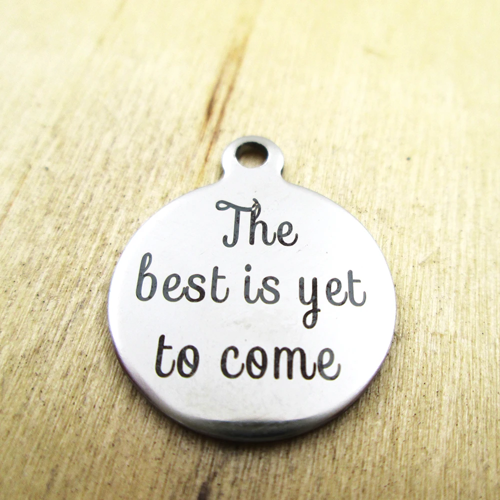 10 шт./партия-самое лучшее еще не пришло из нержавеющей стали-лазерная