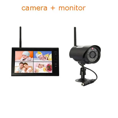 Dropshopping 7,0 дюймов цветной lcd 2,4G беспроводной цифровой видео радионяня радио няня с Eletronic Детские камеры - Цвет: Белый