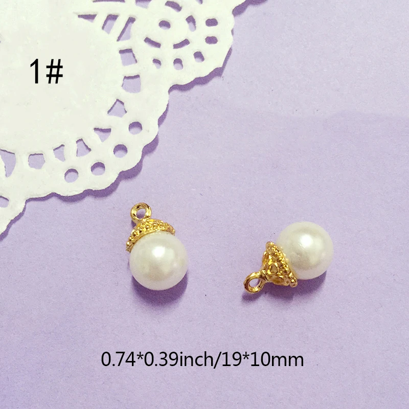 10 шт./лот подвесная подвеска с подвеской из жемчуга и горного хрусталя|diy pendants for