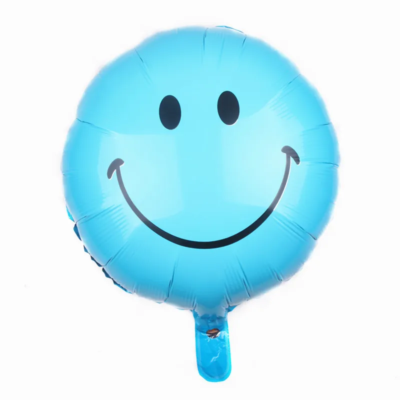 Figure balloon GOGO paity Новые детские игрушки, алюминиевые воздушные шары воздушный шар для вечеринки на день рождения Круглый смайлик - Цвет: Figure balloon