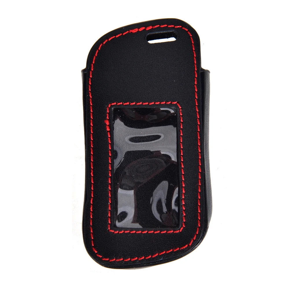 CARCHET Key Case for Car New A93 Leather For Starline A63 Alarm Remote Controller LCD Keychain Cover Car-styling | Автомобили и