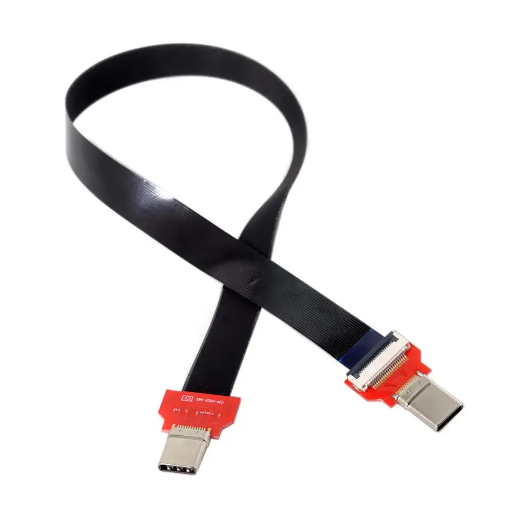 USB 3 1 Type-C FPV FPC Плоская Лента кабель папа-папа 20 см шаг 20pin для мультикоптера