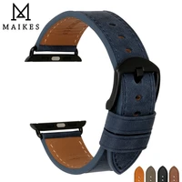 watchband for apple watch band 44mm 40mm 41mm 42mm 45mm 38mm series 7 se 6 5 4 3 2 iwatch cow leather apple watch strap