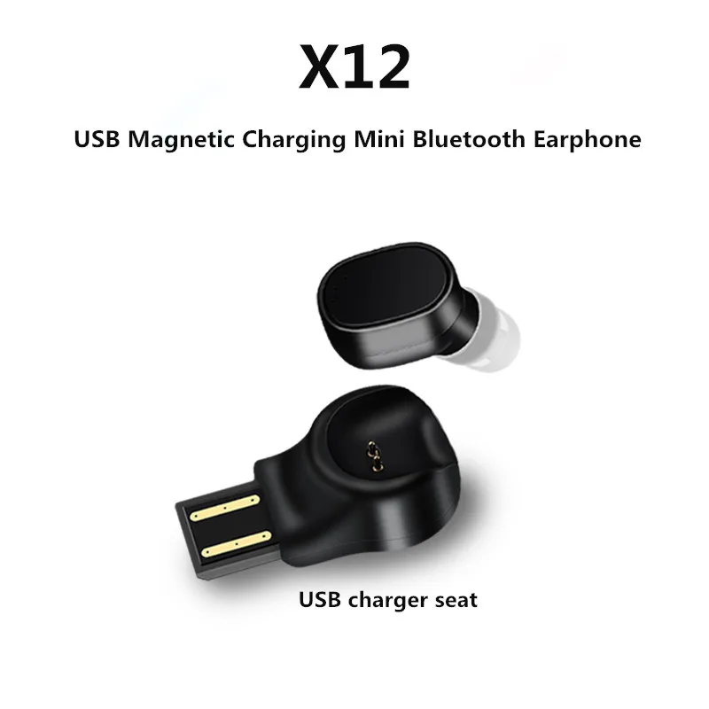 Новейшая беспроводная bluetooth гарнитура автомобильные Bluetooth наушники X12 USB