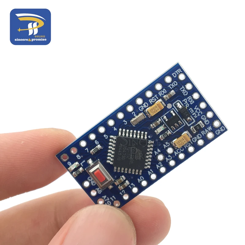 1 шт. Pro mini Atmega328 Pro Mini 328 Mini ATMEGA328 3,3 В 8 МГц 5 в 16 МГц для Arduino совместимый Nano CP2102 FT232RL