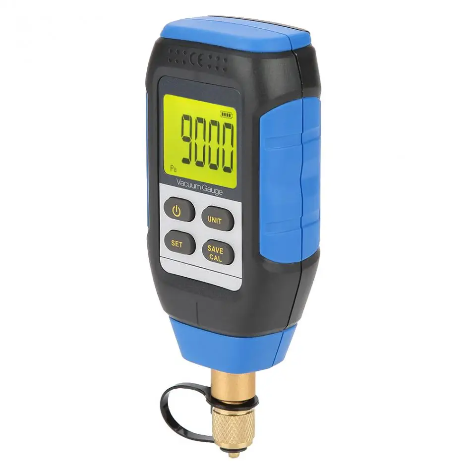 VMV-1 Высокоточный цифровой вакуумный датчик для атмосферной среды 0-50 градусов инструмент большой экран поддерживает четыре вакуумных блока