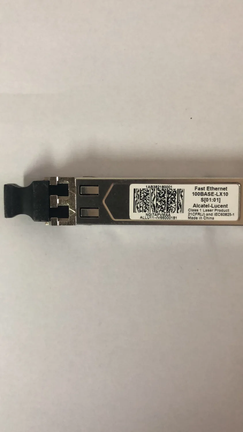 1AB382180001 100BASE LX10 NGI7APVMAA S1:1 21CFR(J) и IEC60825 NG17APVMAA модуль SFP GbE ZX для Alcatel lucent(Alcatel