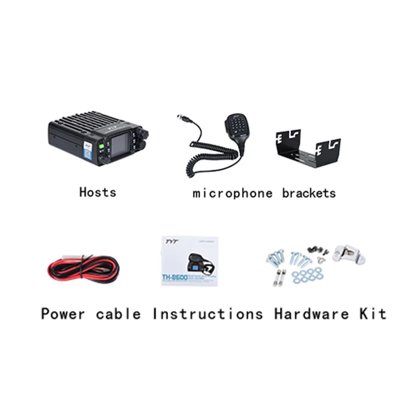 standard IP67 tyt TH-8600 uv Автомобильная радиостанция рация для мотоцикла кошелек колонки comunicador домофон hunting10км - Цвет: standard