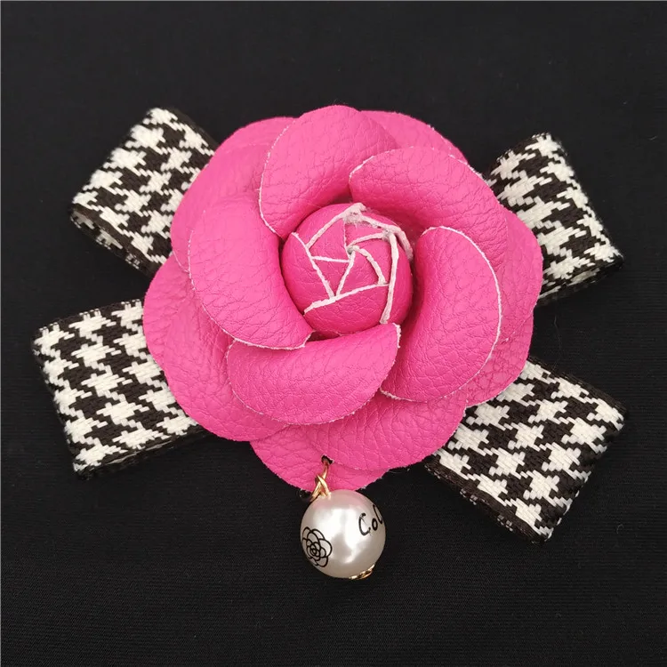 Классическая Женская брошка Camelia с цветком 6 5 см Camellia заколки знаменитого бренда