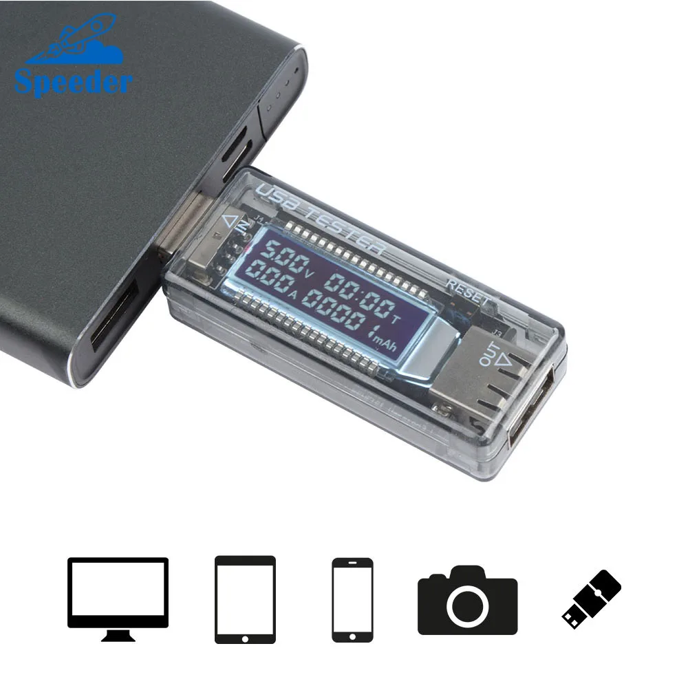 KWS V21 QC2.0 USB тестер напряжения тока детектор зарядного устройства мультиметр