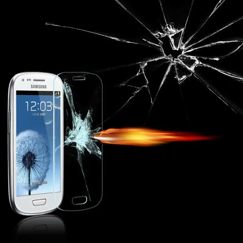 Закаленное стекло для защиты экрана Samsung Galaxy S3 mini i8190 9H ультратонкая прозрачная