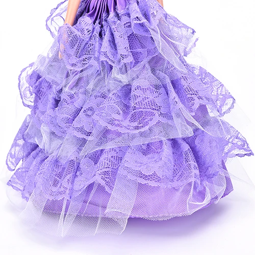 Элегантная летняя одежда платье для кукол ручная работа свадебное принцессы